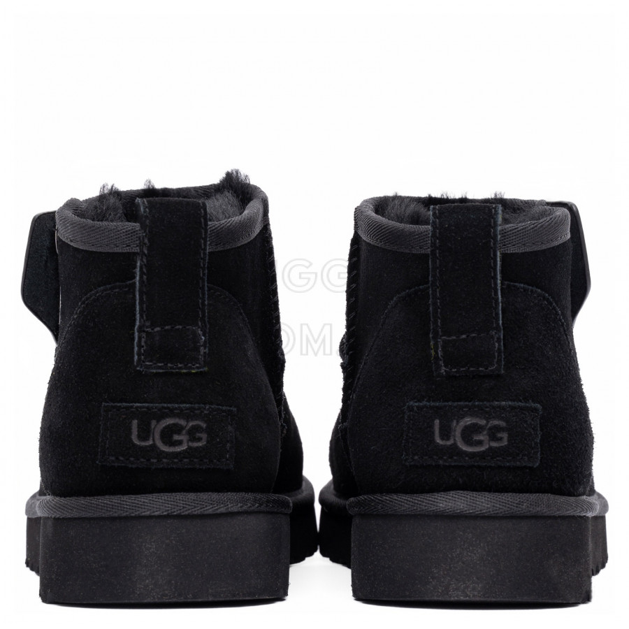Женские UGG Classic Ultra Mini Zip Black