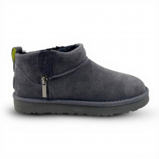 Classic Ultra Mini Zip Grey