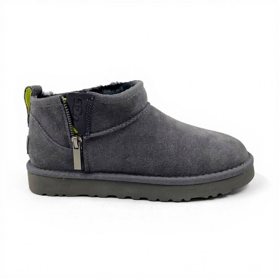 Женские UGG Classic Ultra Mini Zip Grey