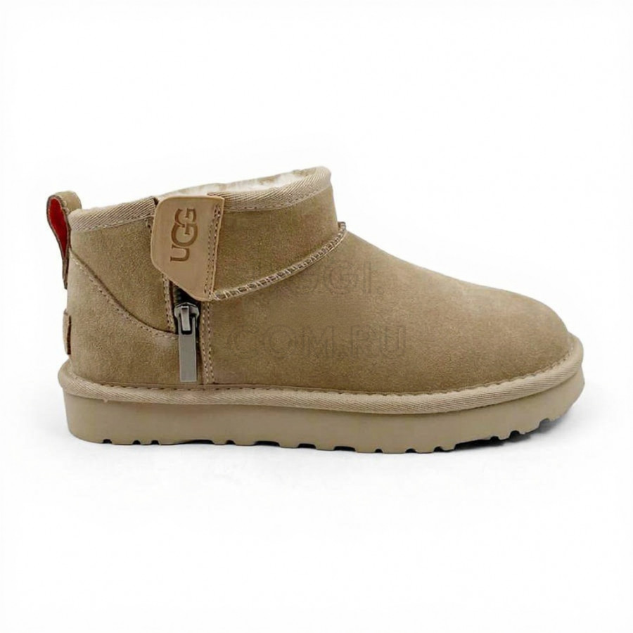 Женские UGG Classic Ultra Mini Zip Sand