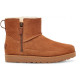 Женские UGG Classic Zip Mini Suede Chestnut