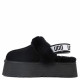 Женские UGG Funkette Suede Platform Black