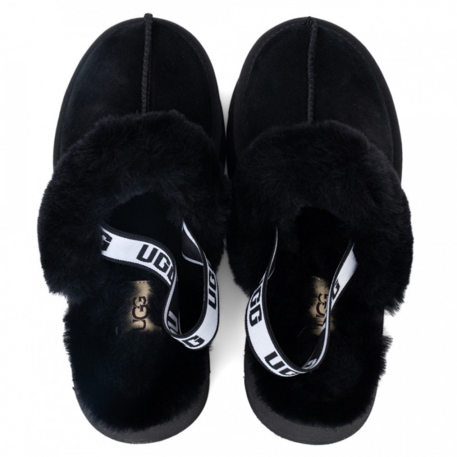 Женские UGG Funkette Suede Platform Black