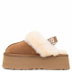 Женские UGG Funkette Suede Platform Chestnut