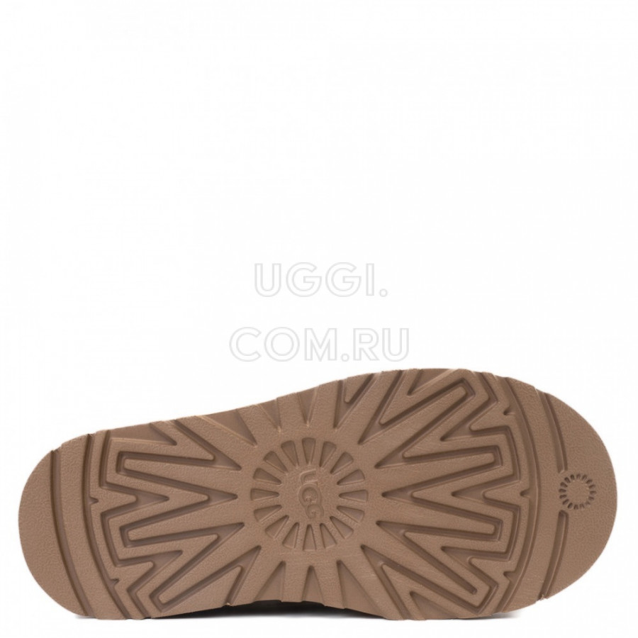 Женские UGG Funkette Suede Platform Chestnut