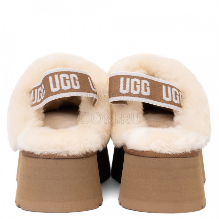 Женские UGG Funkette Suede Platform Chestnut
