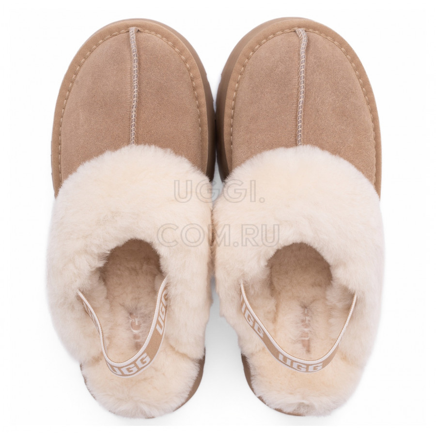 Женские UGG Funkette Suede Platform Sand