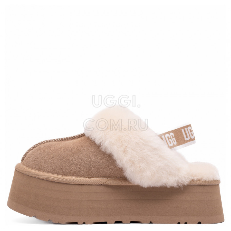 Женские UGG Funkette Suede Platform Sand