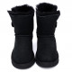Детские UGG Kids Bailey Button II Black