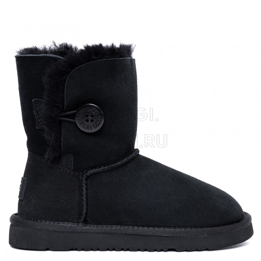 Детские UGG Kids Bailey Button II Black