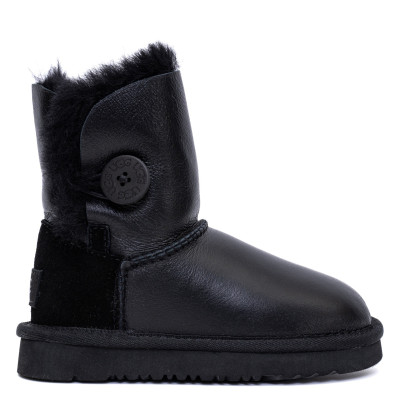 UGG Kids Bailey Button Metallic Black