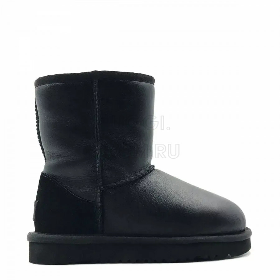 Детские UGG Kids Classic Short Metallic Black