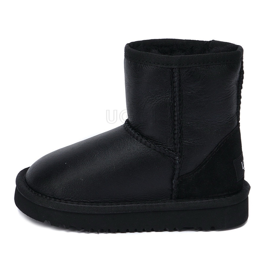 Детские UGG Kids Classic Short Metallic Black