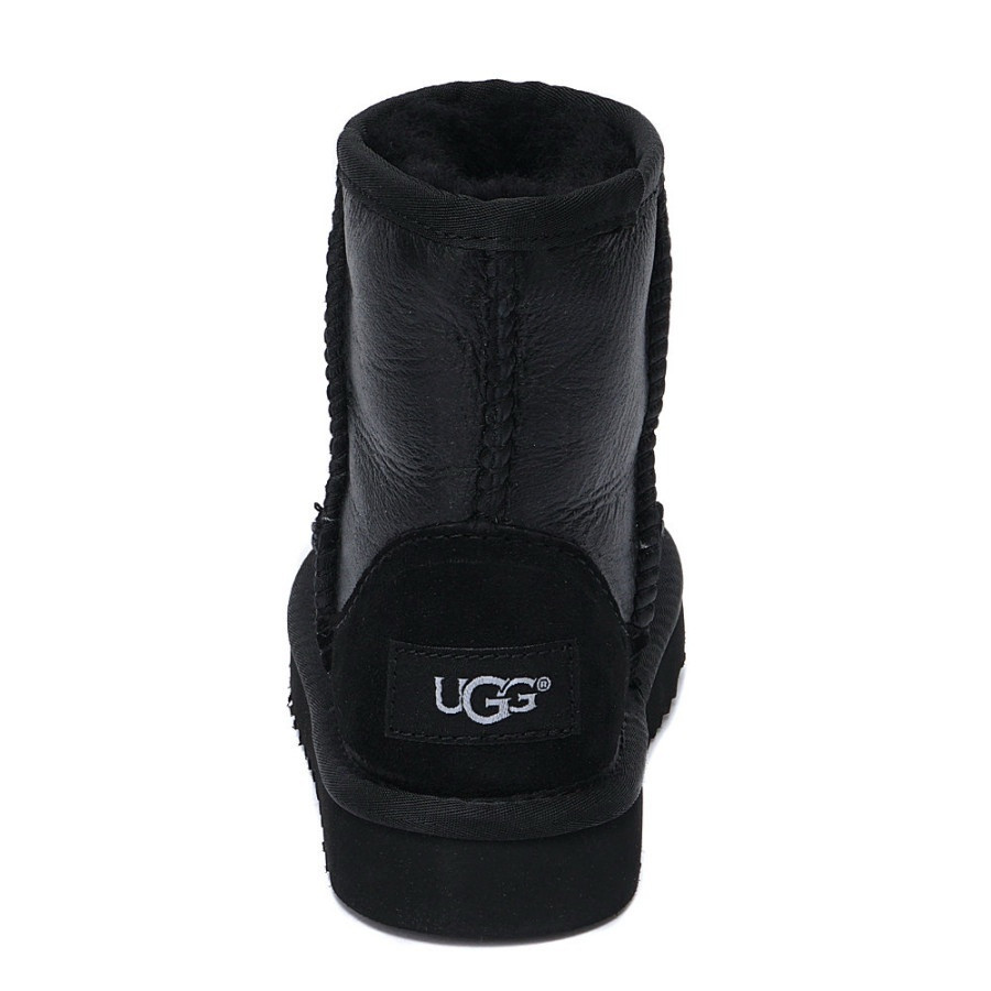Детские UGG Kids Classic Short Metallic Black