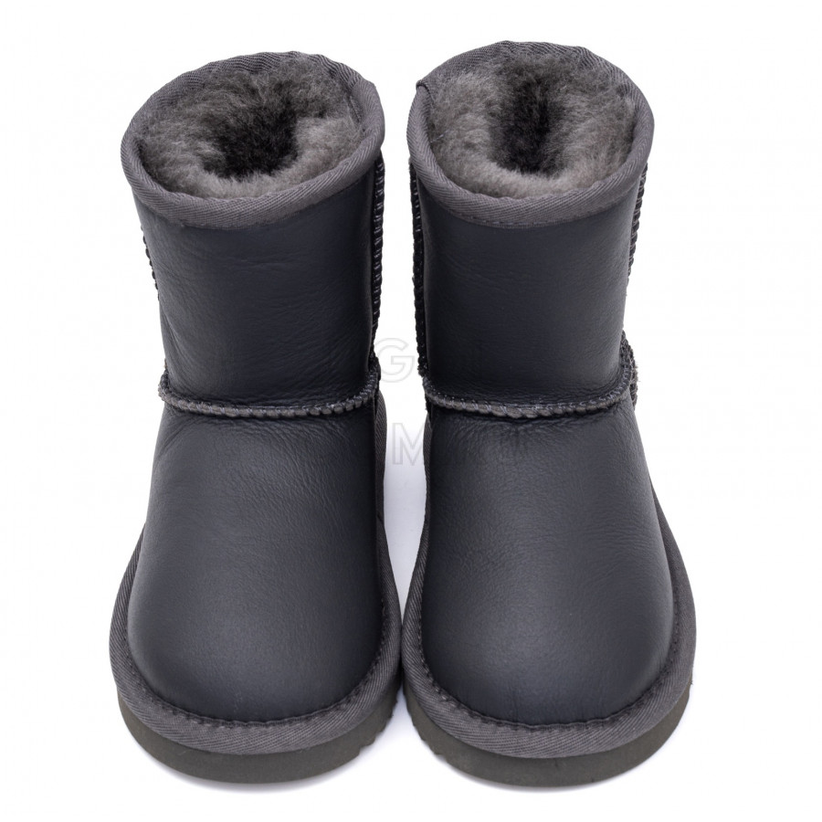 Детские UGG Kids Classic Short Metallic Grey