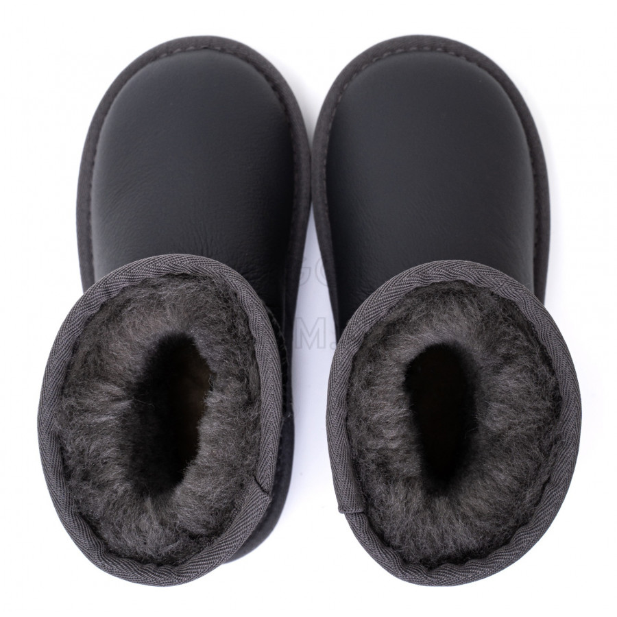 Детские UGG Kids Classic Short Metallic Grey