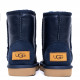 Детские UGG Kids Classic Short Metallic Navy