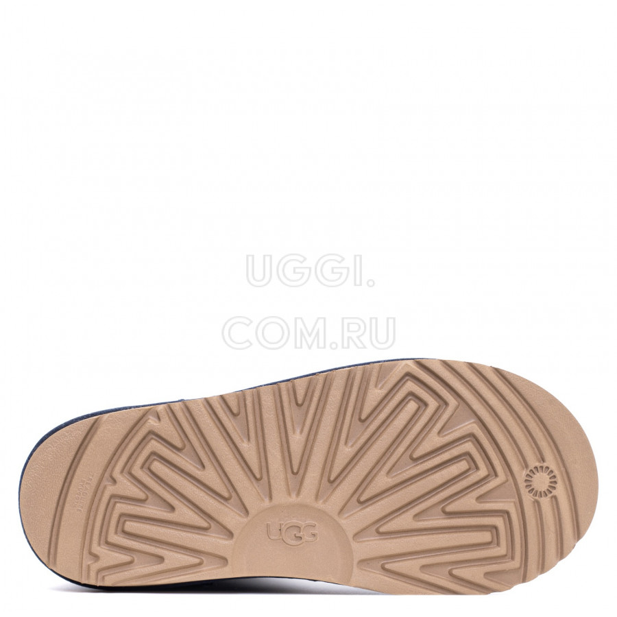 Детские UGG Kids Classic Short Metallic Navy