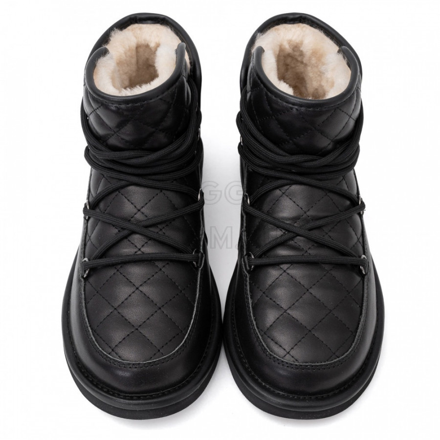 Женские UGG Lodge Mini Leather Black