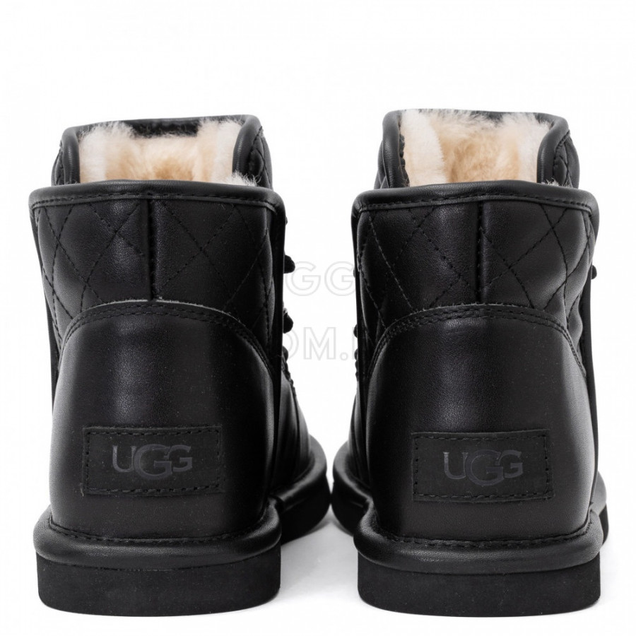 Женские UGG Lodge Mini Leather Black