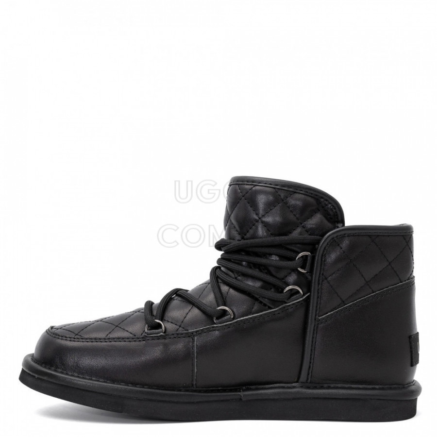 Женские UGG Lodge Mini Leather Black