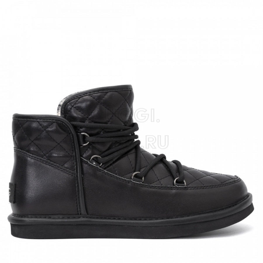 Женские UGG Lodge Mini Leather Black