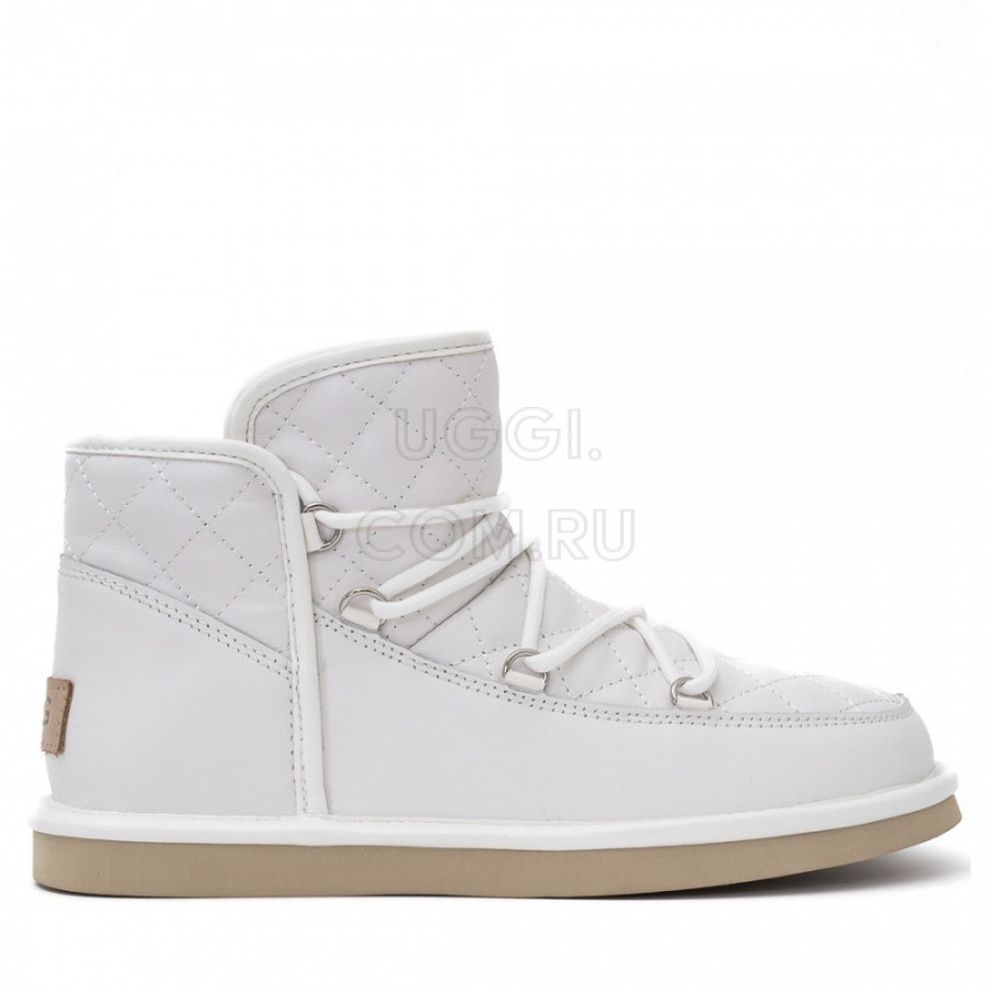 Женские UGG Lodge Mini Leather White