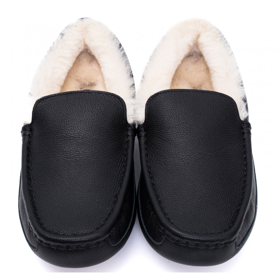 Мужские UGG Mens Ascot Leather Black