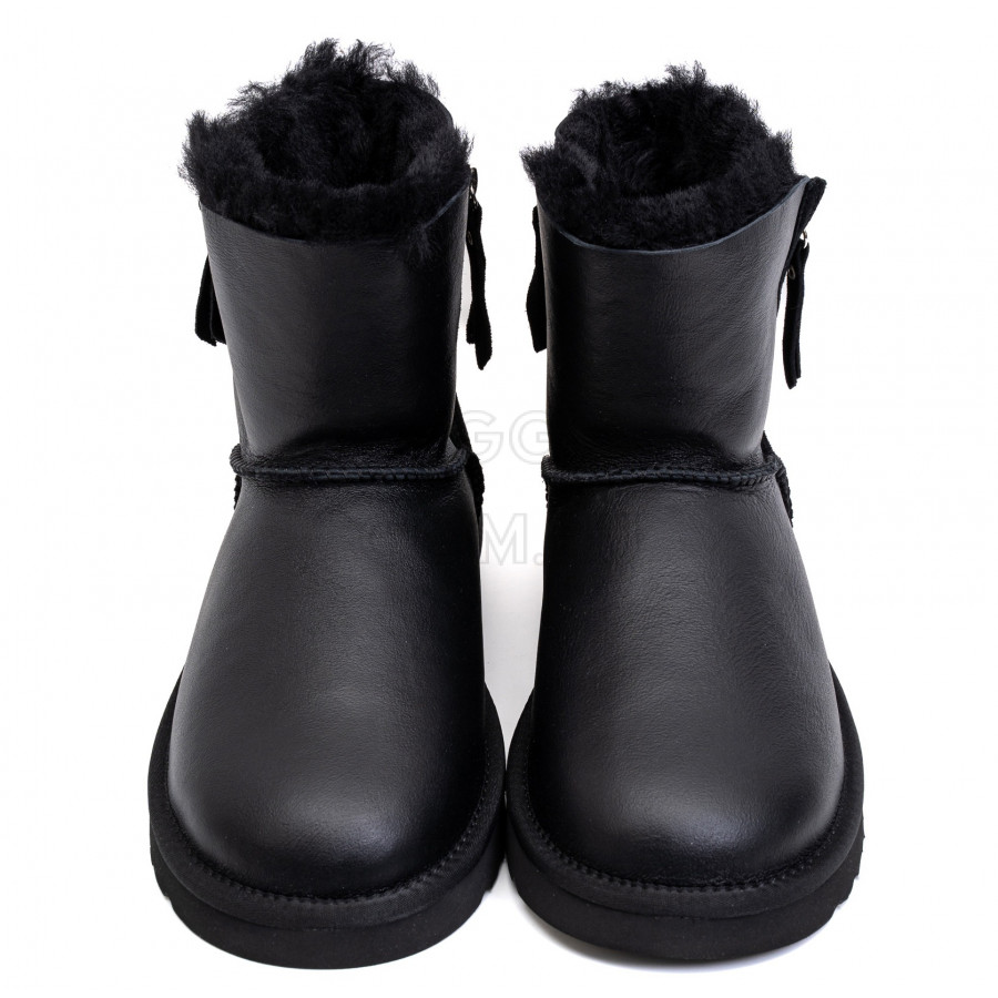 Мужские UGG Mens Classic Mini Double Zip Metallic Black