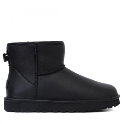 UGG Mens Classic Mini Leather Black