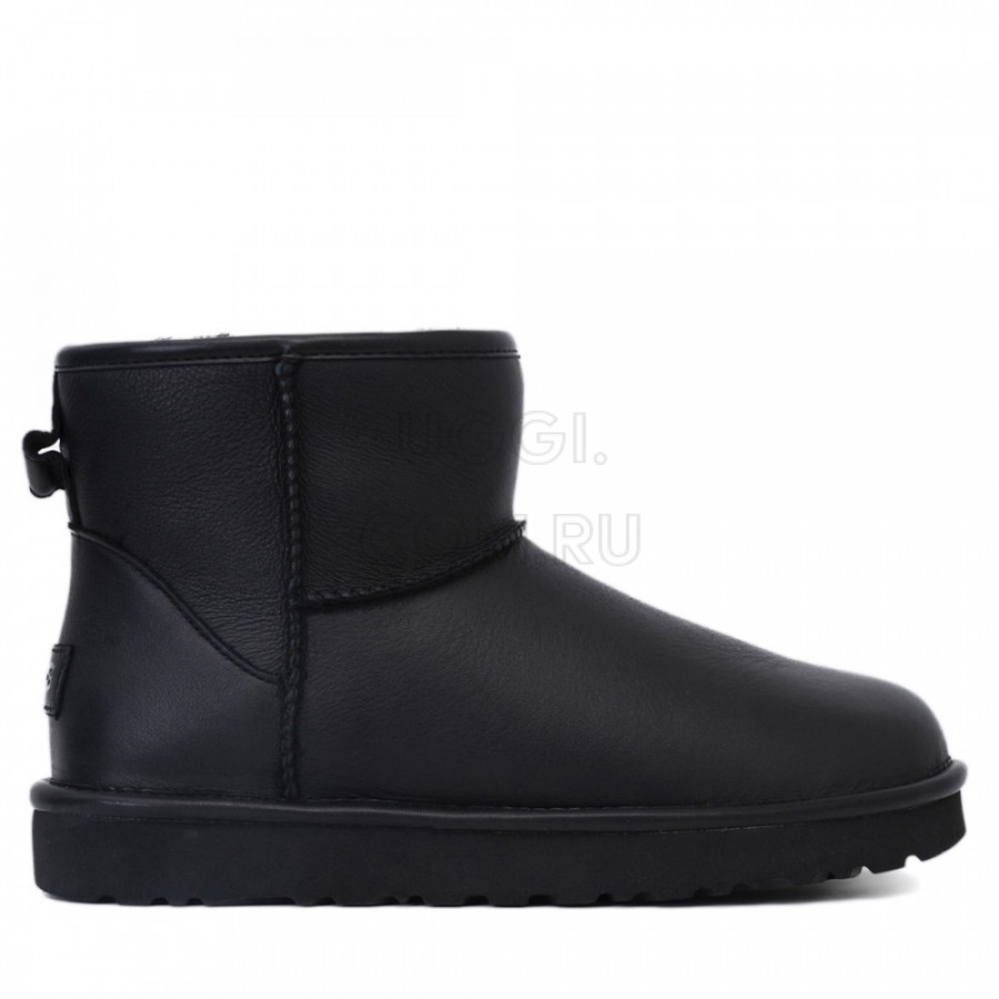 Мужские UGG Mens Classic Mini Leather Black