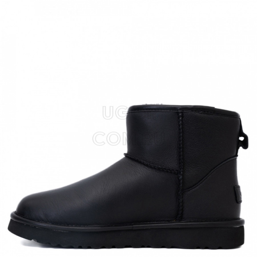Мужские UGG Mens Classic Mini Leather Black