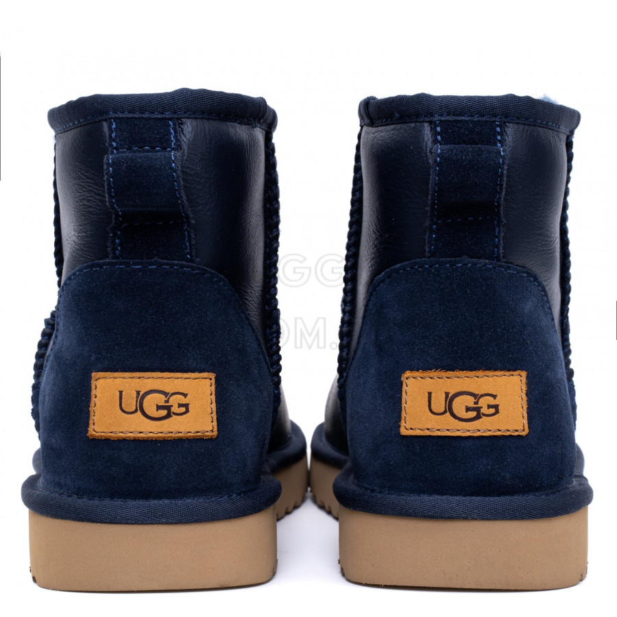 Мужские UGG Mens Classic Mini Metallic Navy