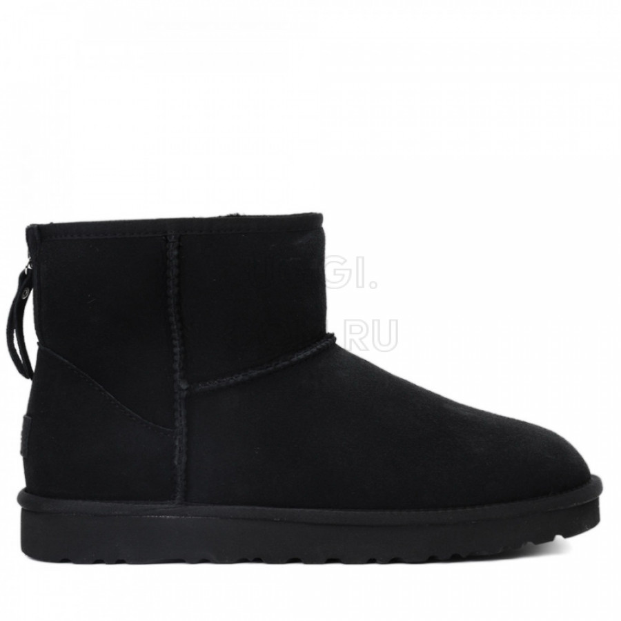 Мужские UGG Mens Classic Mini Zip II Black