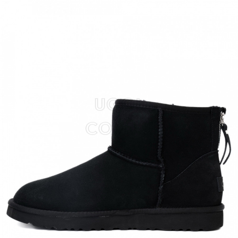 Мужские UGG Mens Classic Mini Zip II Black