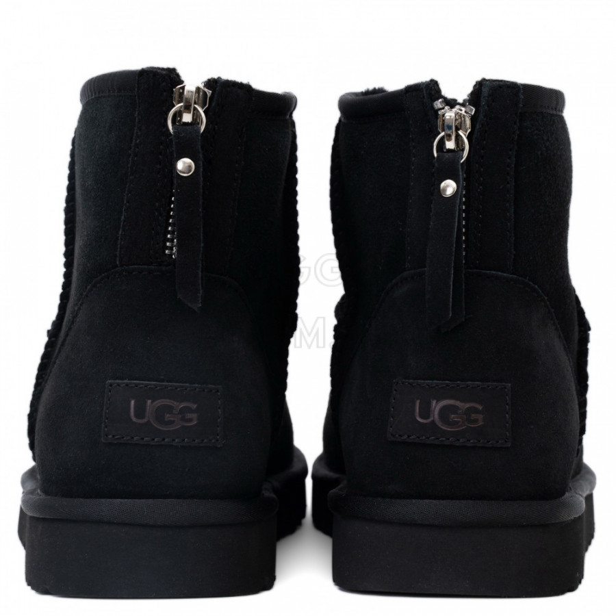 Мужские UGG Mens Classic Mini Zip II Black