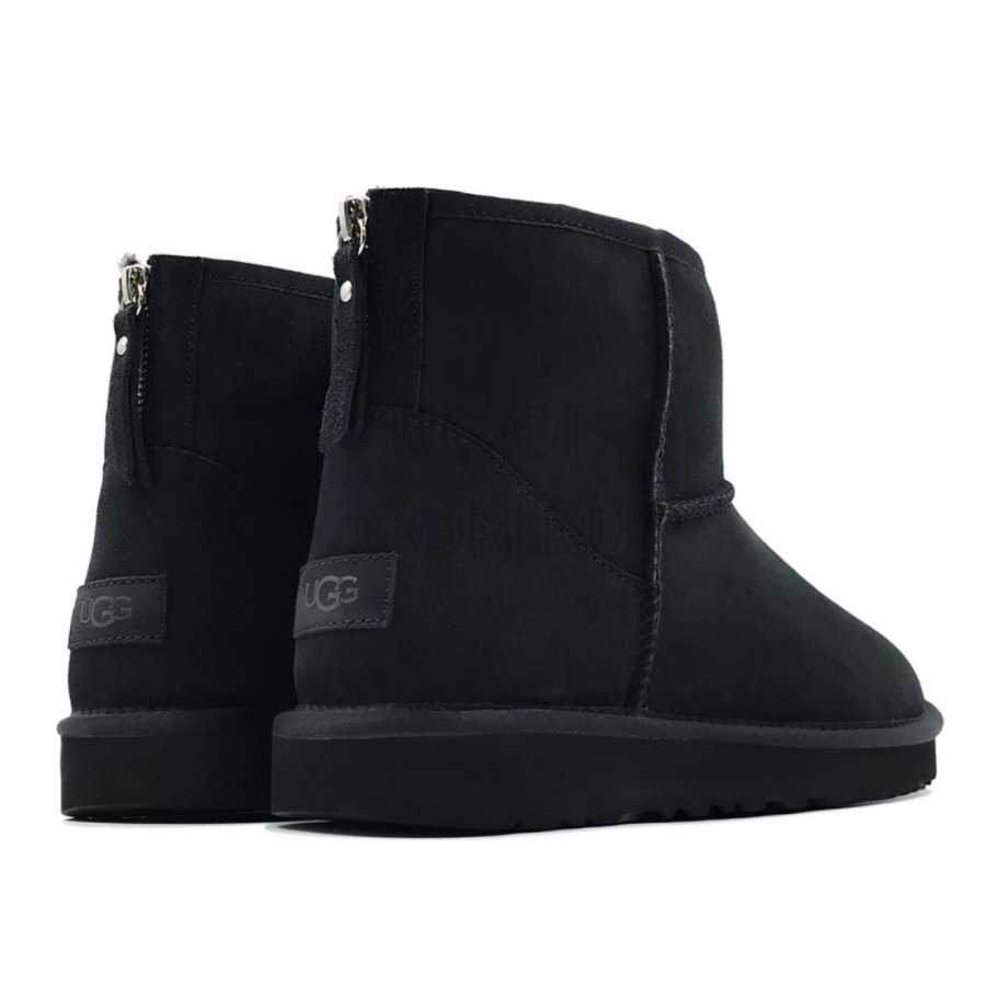 Мужские UGG Mens Classic Mini Zip II Black
