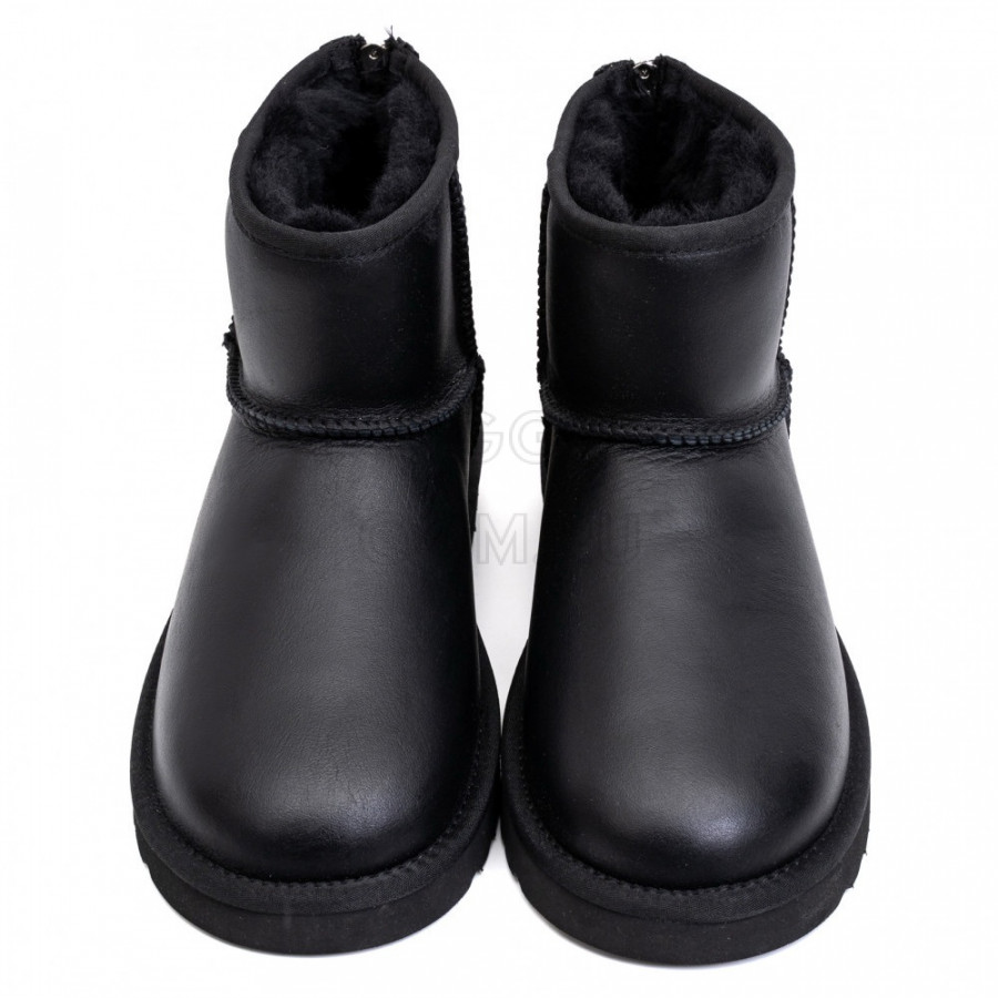 Мужские UGG Mens Classic Mini Zip Metallic Black
