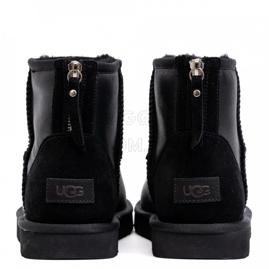 Мужские UGG Mens Classic Mini Zip Metallic Black