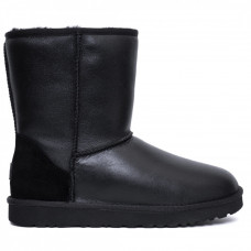 Mens Classic Short Metallic Black
