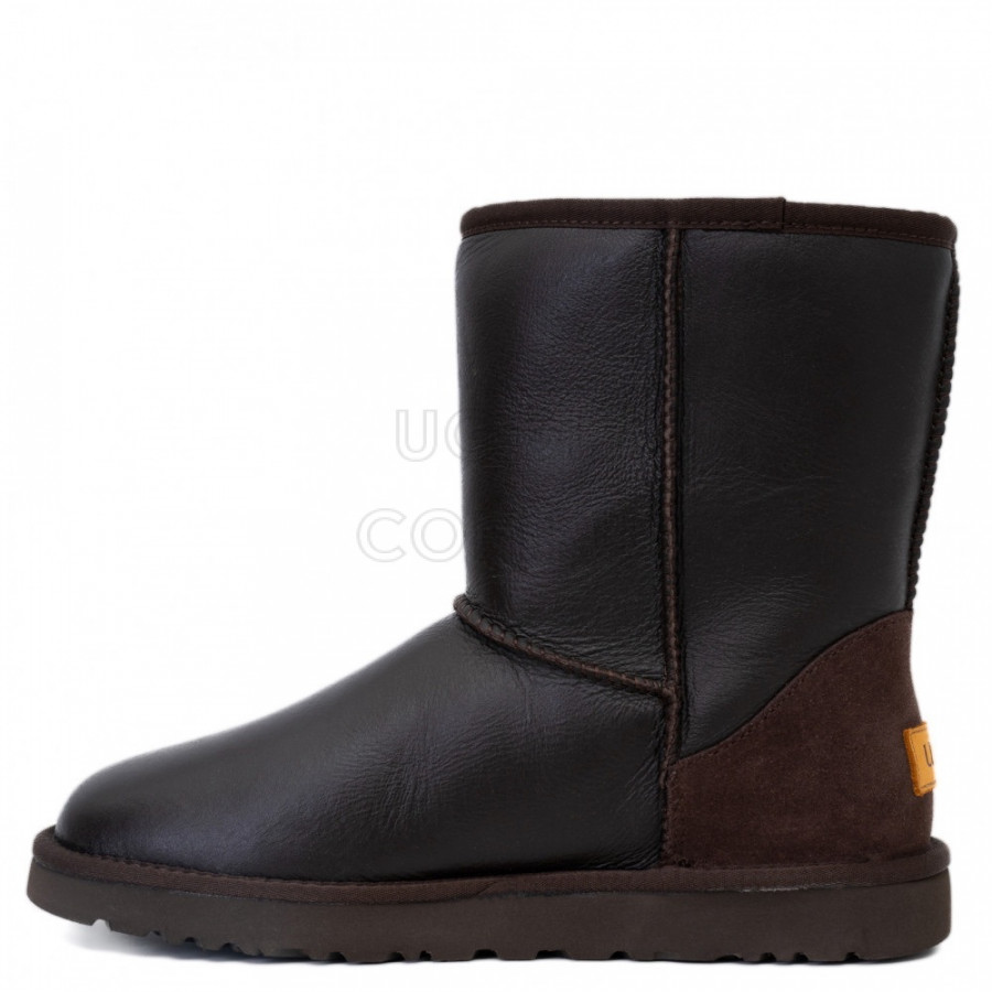 Мужские UGG Mens Classic Short Metallic Chocolate