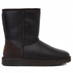 Mens Classic Short Metallic Chocolate