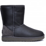 Mens Classic Short Metallic Grey