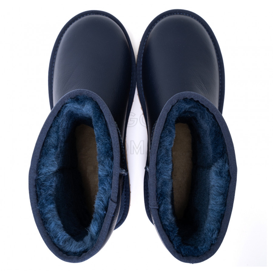 Мужские UGG Mens Classic Short Metallic Navy