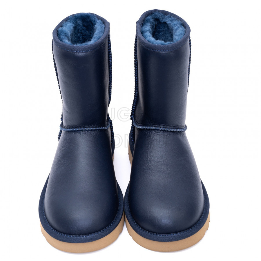 Мужские UGG Mens Classic Short Metallic Navy