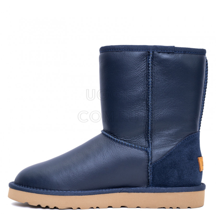 Мужские UGG Mens Classic Short Metallic Navy