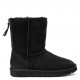 Мужские UGG Mens Classic Short Zip II Black