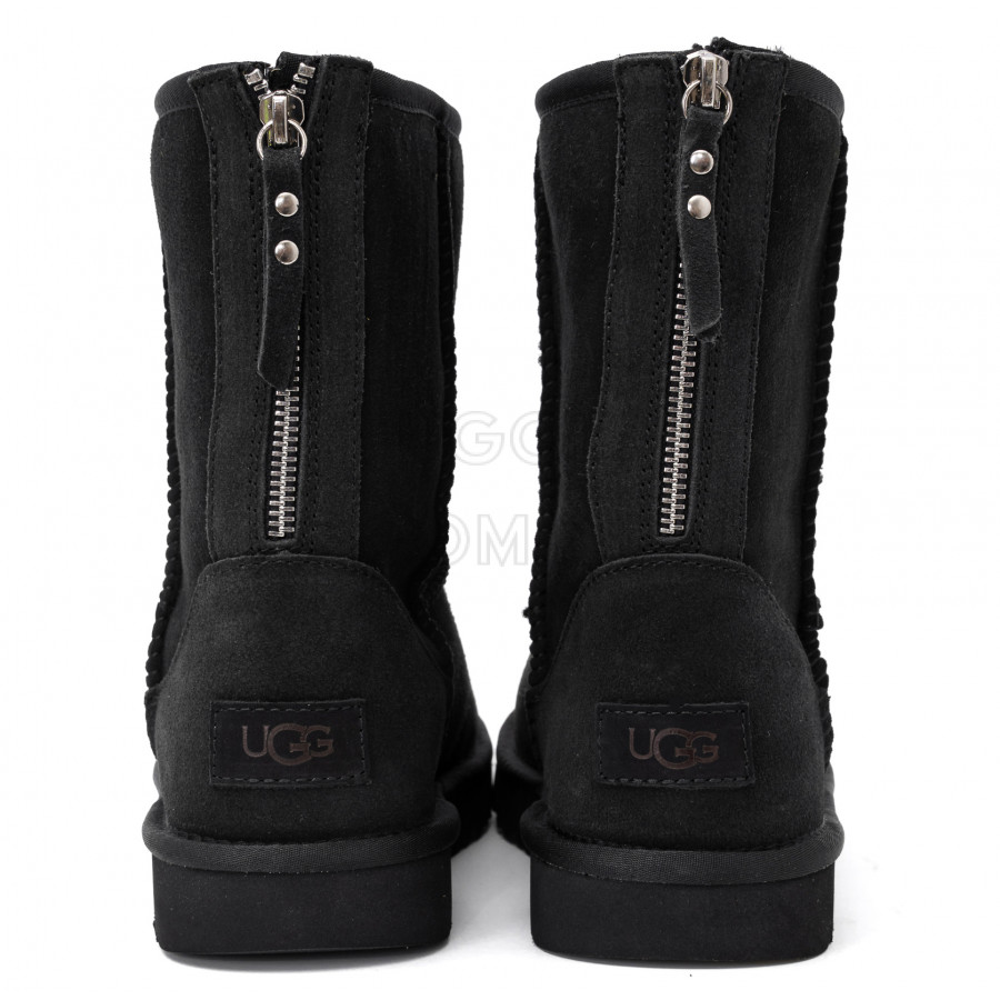 Мужские UGG Mens Classic Short Zip II Black