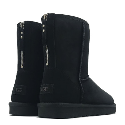 UGG Mens Classic Short Zip II Black