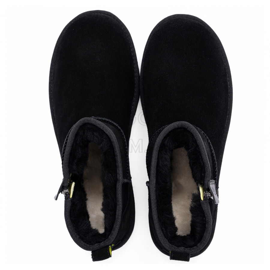 Мужские UGG Mens Classic Ultra Mini Zip Black